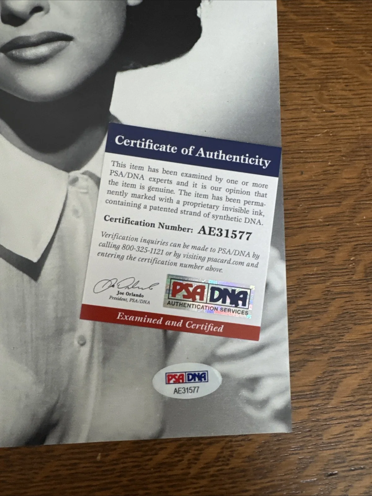 Rita Moreno Signed Autographed Photo PSA/DNA Authentic Auto Academy Award Winner, image 3