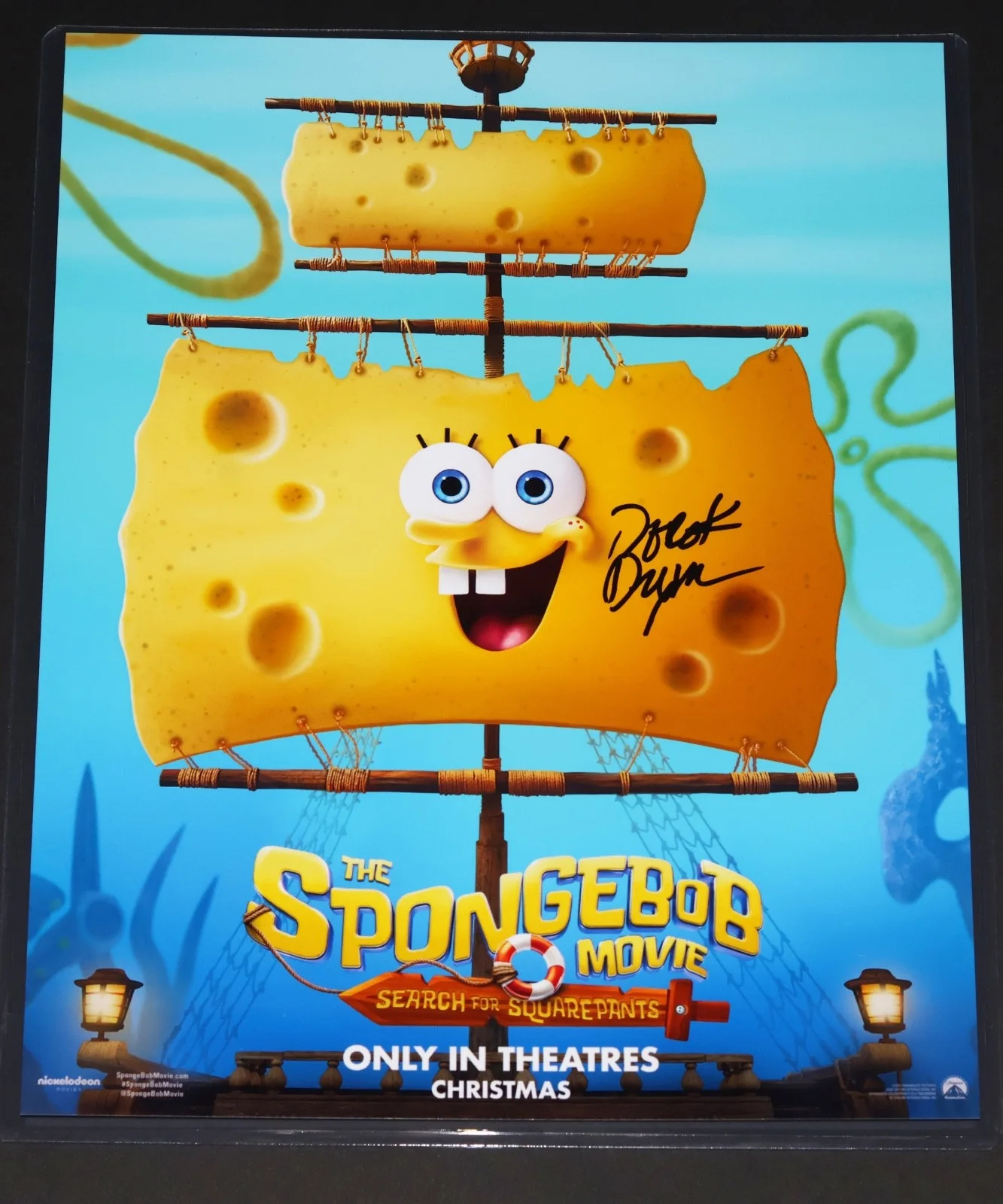 Derek Drymon — DEREK DRYMON Signed THE SPONGEBOB MOVIE 8.5X11 PHOTO director autograph