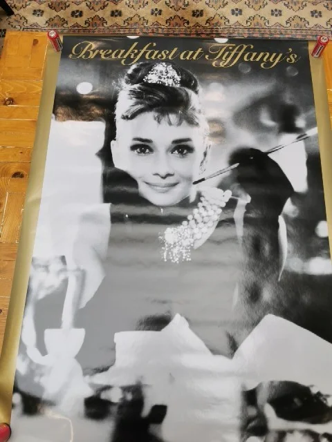 Vintage Breakfast At Tiffany's 2005 Audrey Hepburn Poster, изображение 2