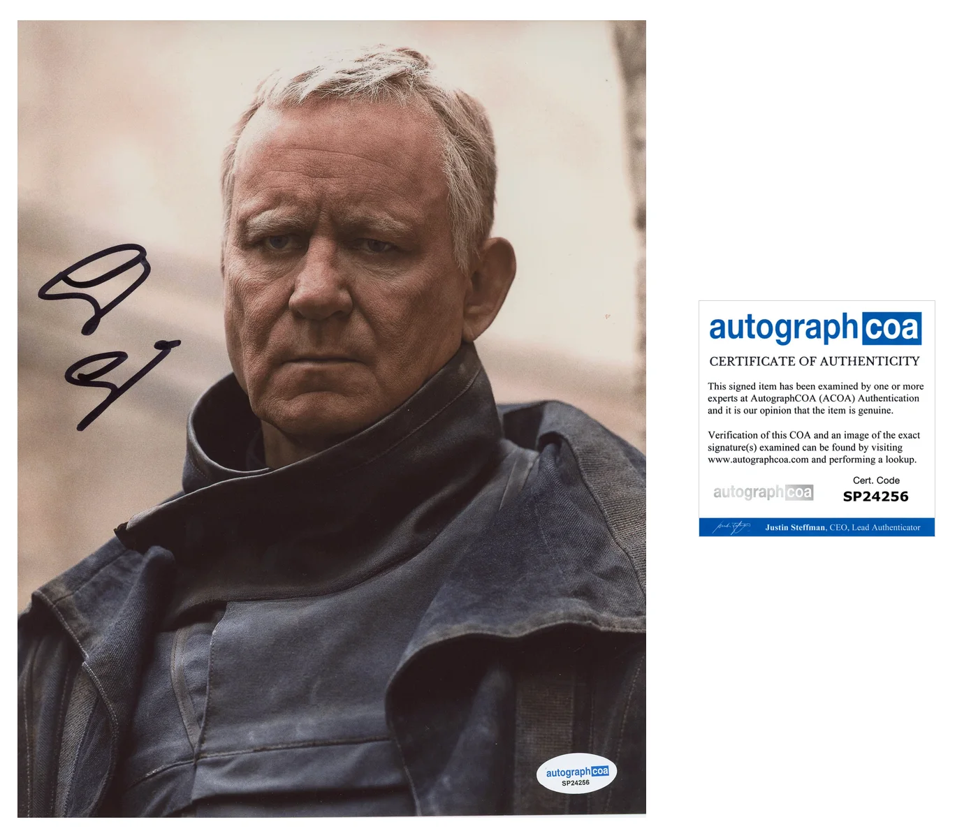 Stellan Skarsgard — Stellan Skarsgard Signed STAR WARS ANDOR 8x10 Photo ACOA