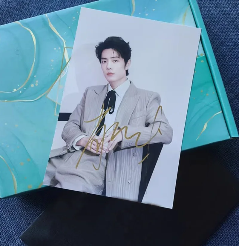 New Xiao Zhan Autographed Photo Signed Photo Collection, image 4