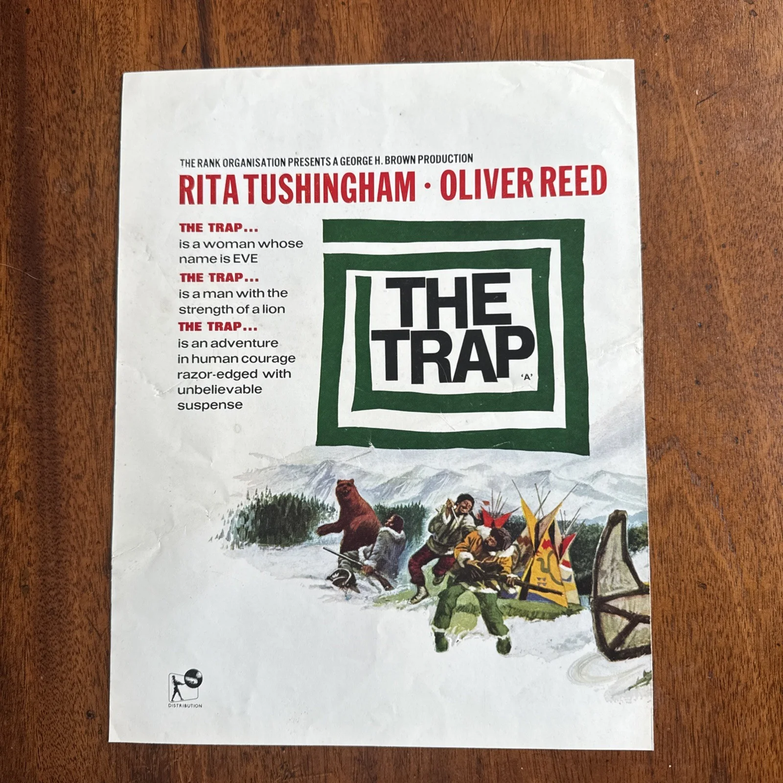 The Trap Original UK Press Campaign Material Rita Tushingham Oliver Reed 1966, image 4