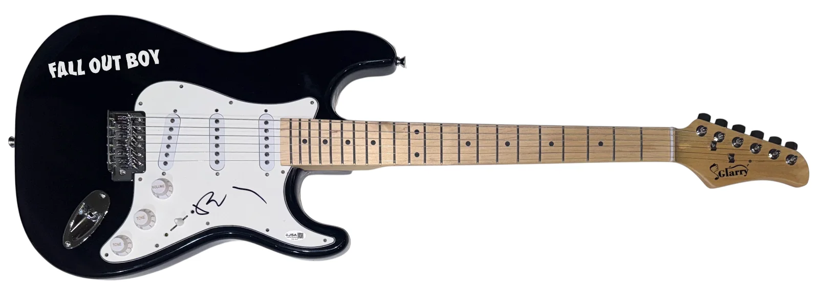 Pete Wentz Fall Out Boy Signed Electric Guitar From Under The Cork Tree JSA COA, image 2