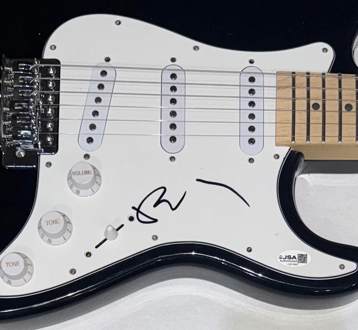 Pete Wentz Fall Out Boy Signed Electric Guitar From Under The Cork Tree JSA COA, image 3