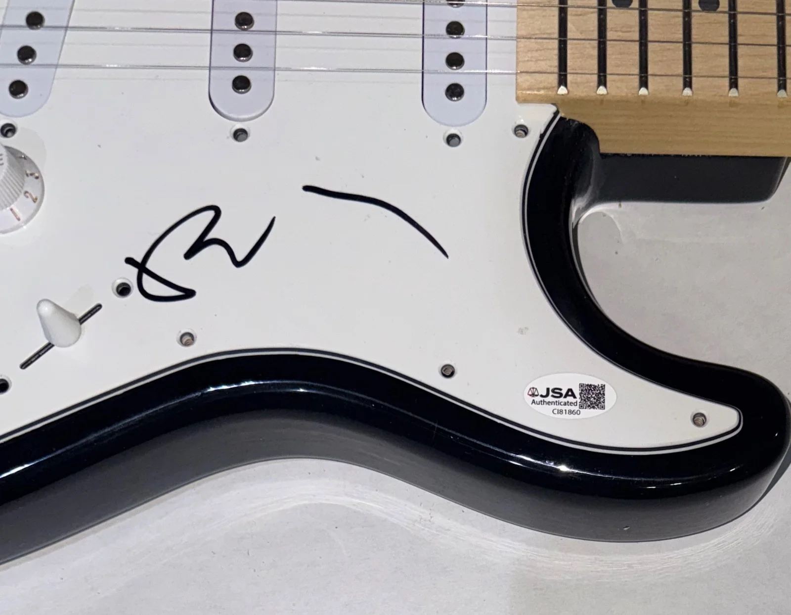 Pete Wentz Fall Out Boy Signed Electric Guitar From Under The Cork Tree JSA COA, image 4