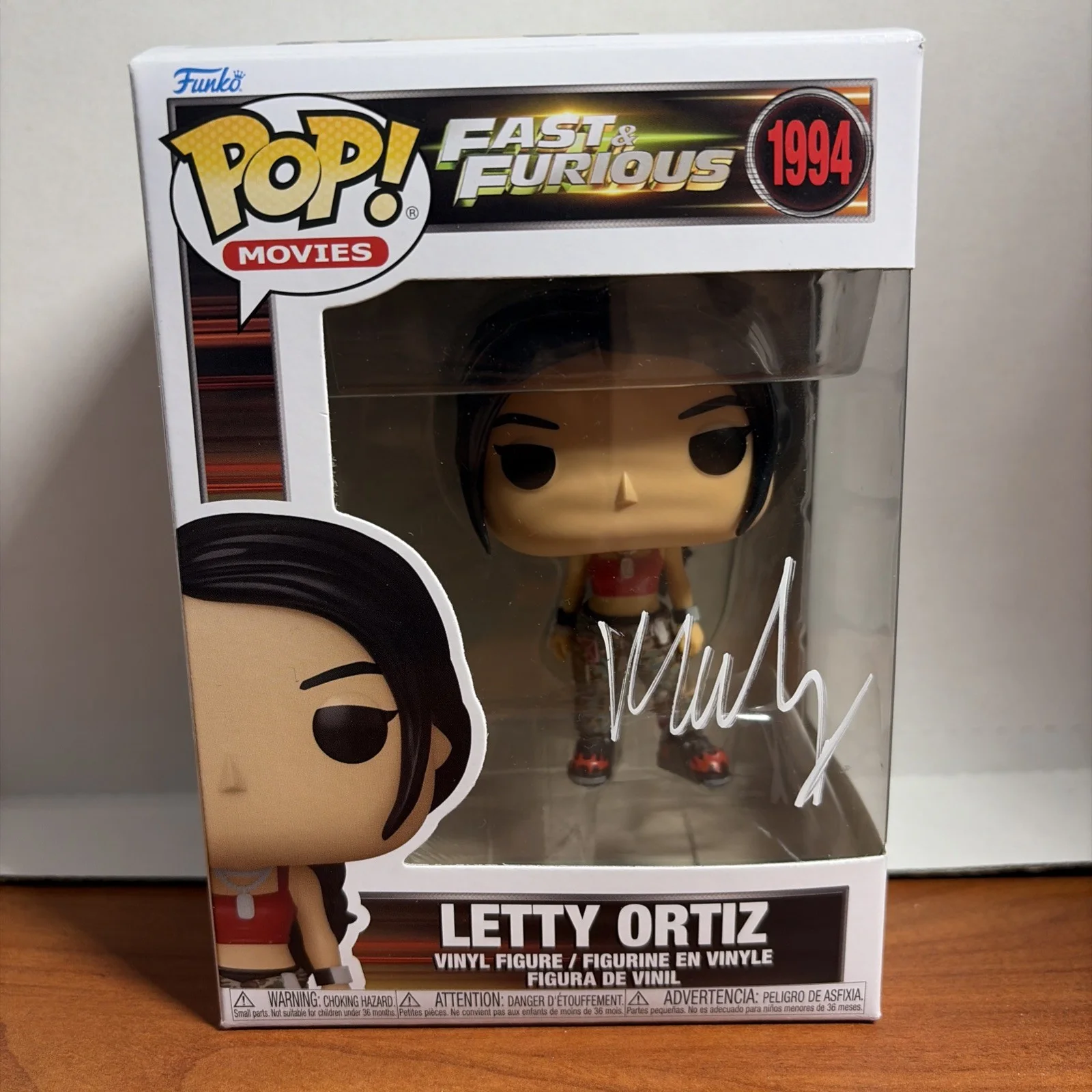 Michelle Rodriguez — Michelle Rodriguez Signed Letty Ortiz Funko Fast & Furious Autograph PROOF
