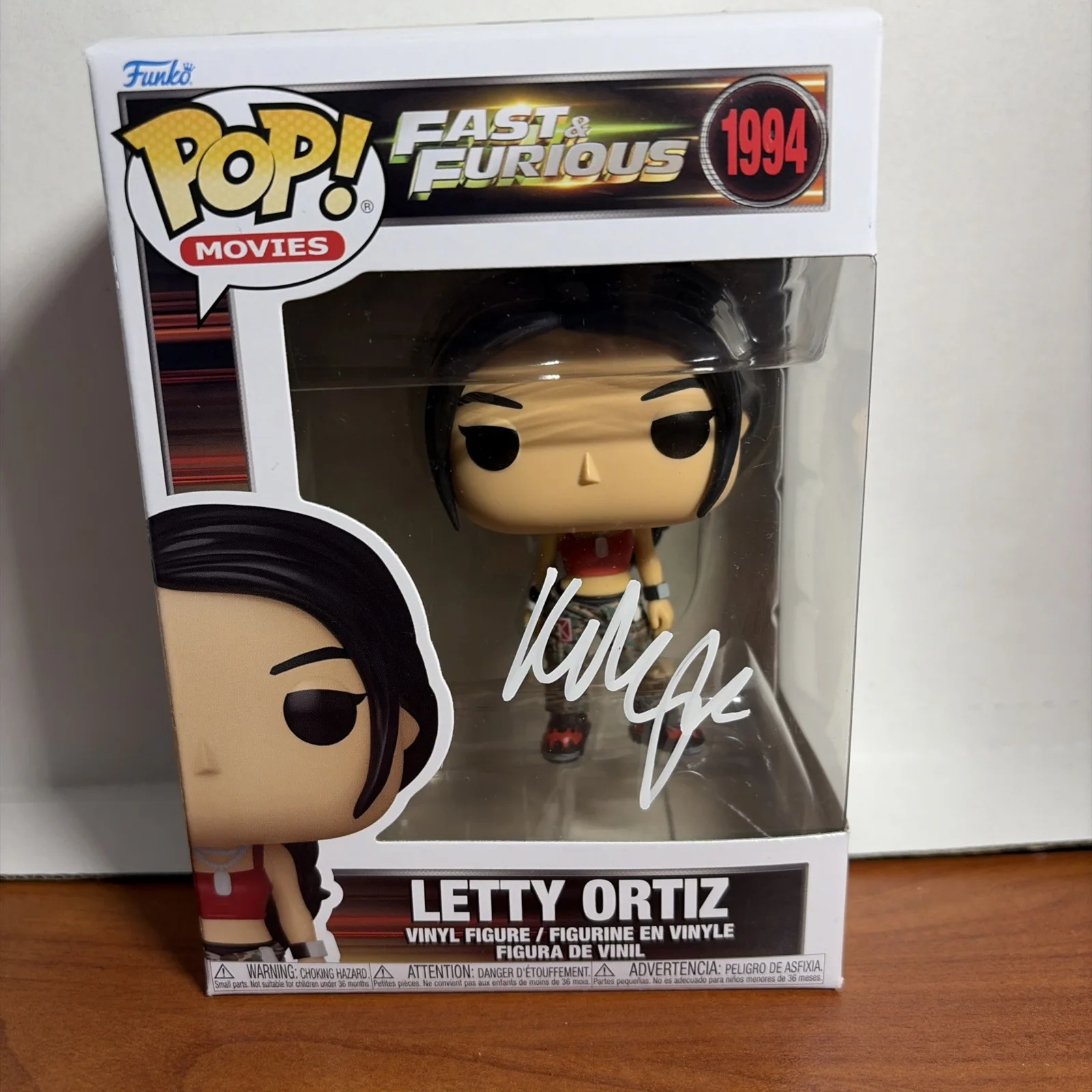 Michelle Rodriguez — Michelle Rodriguez Signed Letty Ortiz Funko Fast & Furious Autograph PROOF