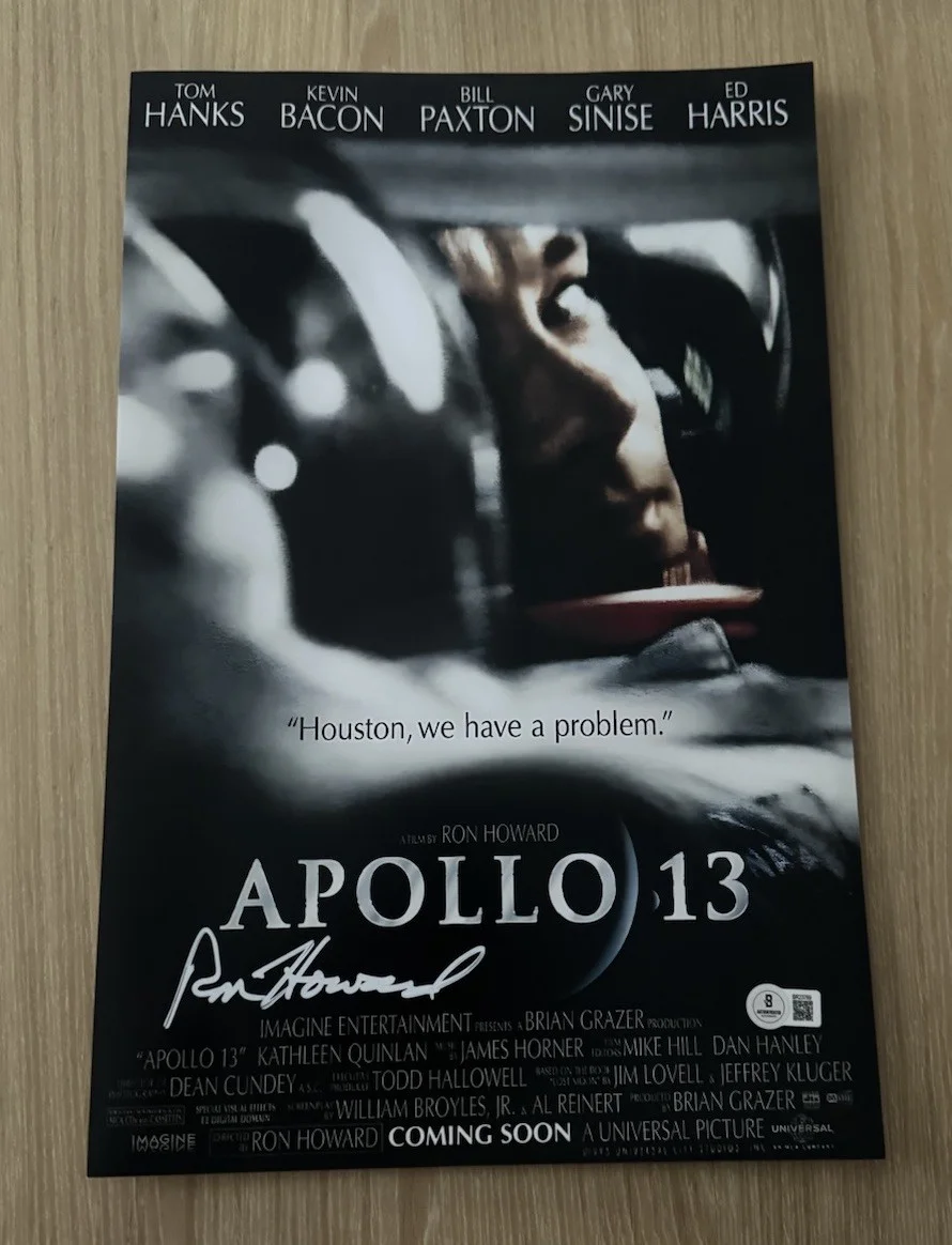Ron Howard — RON HOWARD SIGNED APOLLO 13 11X17 PHOTO BECKETT BAS 3