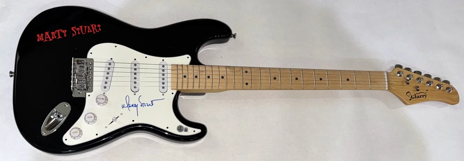 Marty Stuart Signed Autograph Electric Guitar Country Johnny Cash Beckett COA, изображение 2