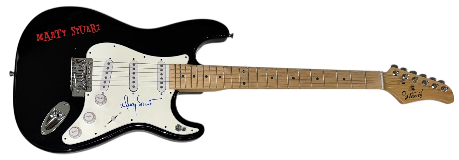 Marty Stuart Signed Autograph Electric Guitar Country Johnny Cash Beckett COA, изображение 3