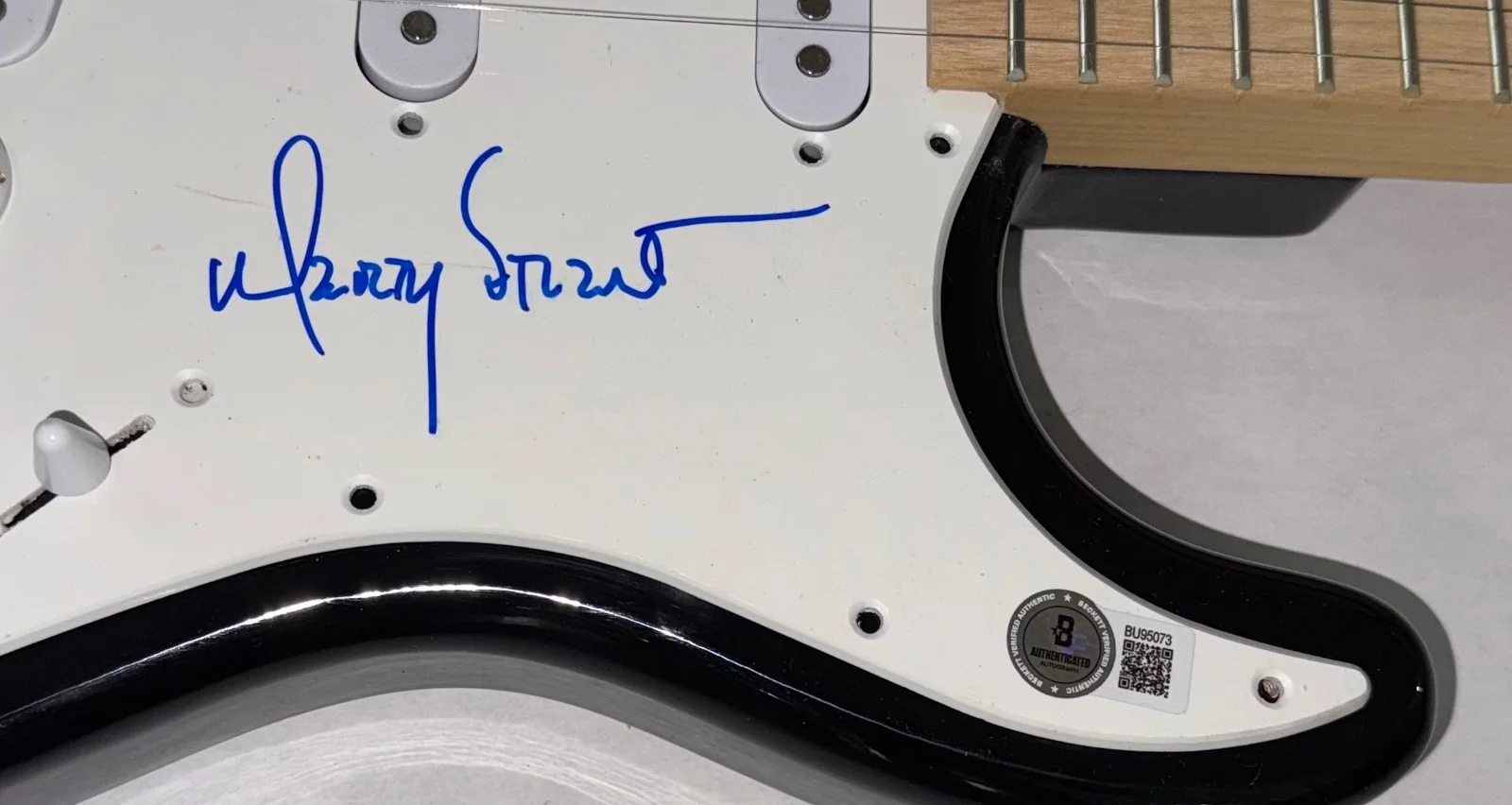 Marty Stuart Signed Autograph Electric Guitar Country Johnny Cash Beckett COA, изображение 5