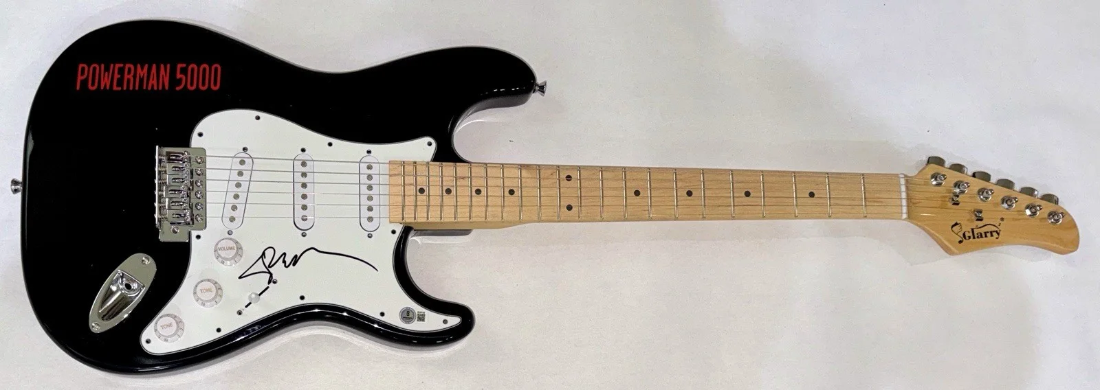 Powerman 5000 Spider One Signed Autograph Electric Guitar Band Singer BAS COA, image 3