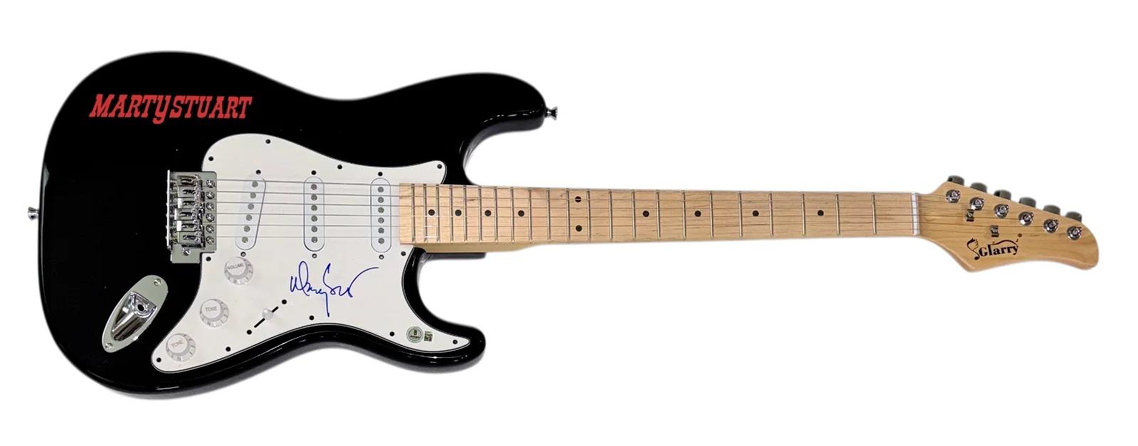 Marty Stuart Signed Autograph Electric Guitar Country Johnny Cash Band BAS COA, изображение 2