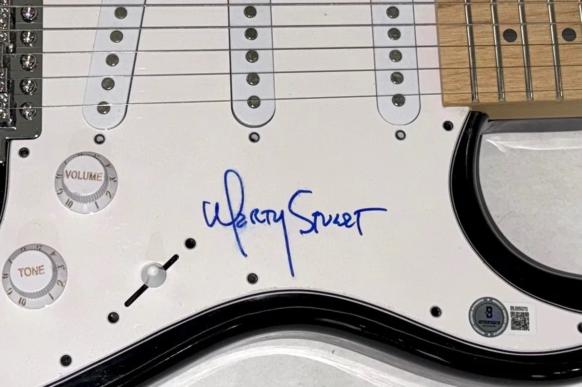 Marty Stuart Signed Autograph Electric Guitar Country Johnny Cash Beckett COA, изображение 4