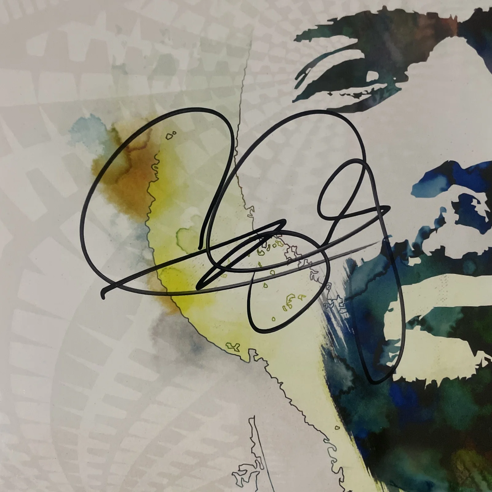 GARY CLARK JR. SIGNED AUTOGRAPH BLAK & BLU VINYL LP w/BECKETT COA, image 2