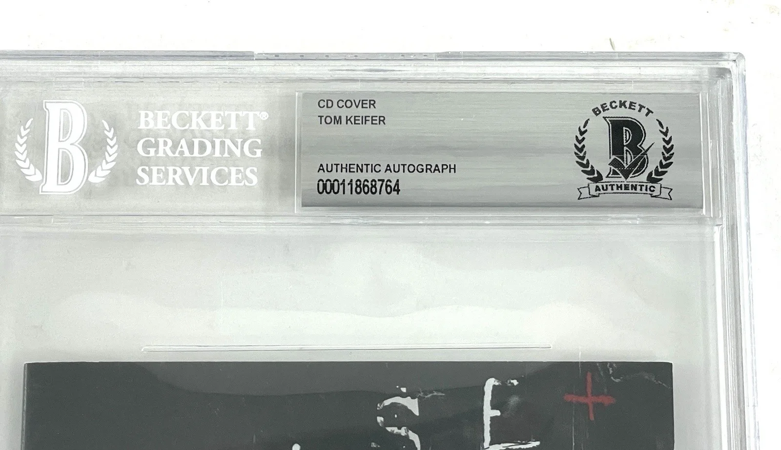 Tom Keifer Of Cinderella Autographed Rise CD Book Beckett Encapsulated Slabbed, изображение 5