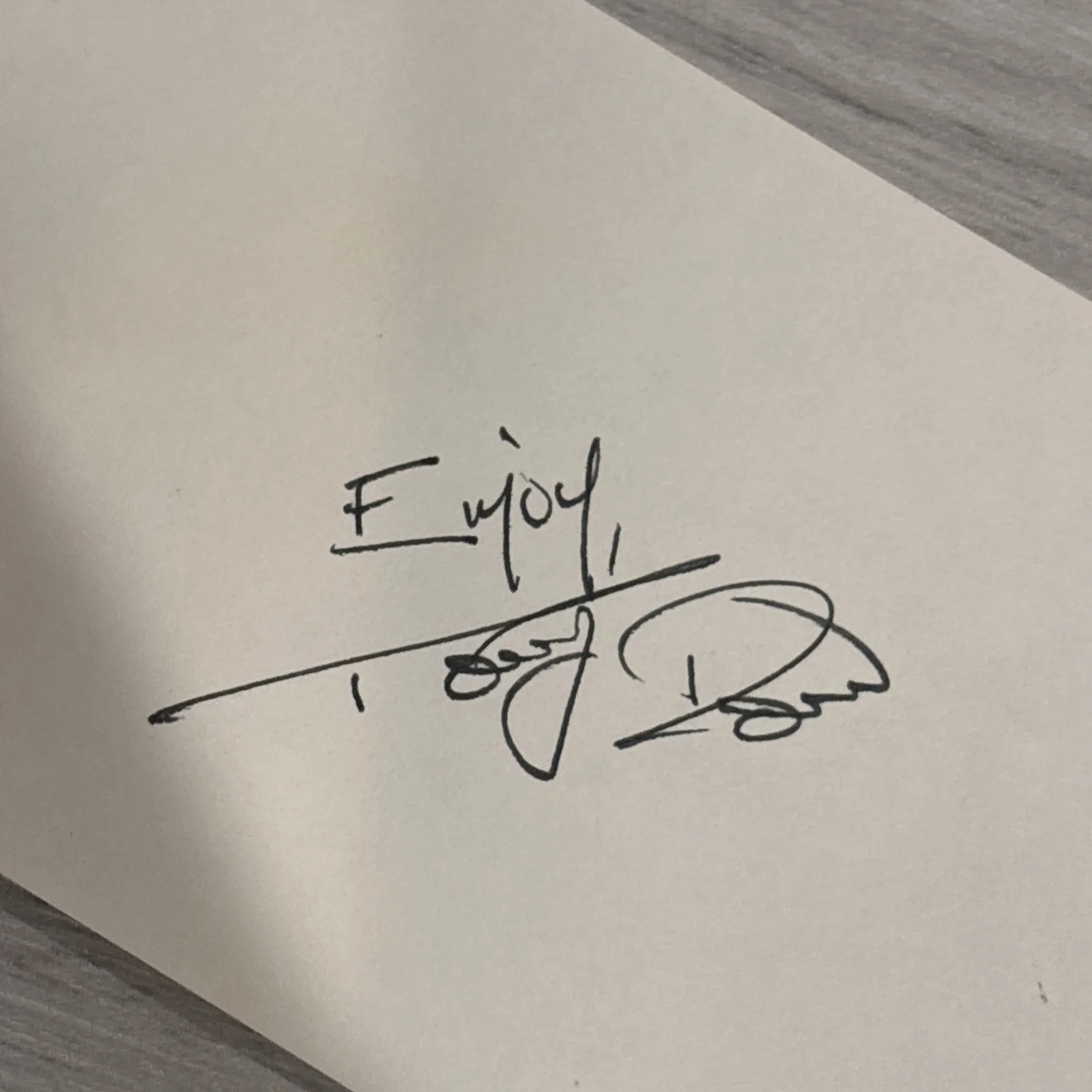 Tony Dow SIGNED AUTOGRAPHED 3x5 Card Wally on Leave It to Beaver w/ Certificate, изображение 2