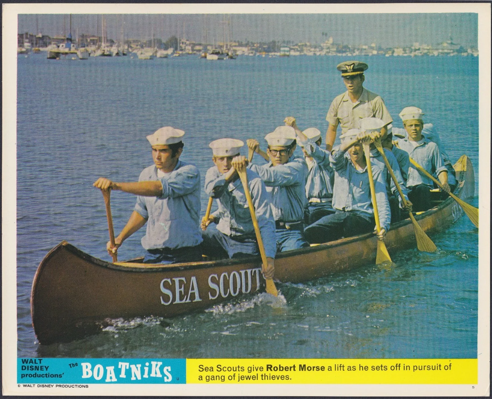 The Boatniks 8x ORIGINAL UK FOH Lobby Cards Disney Phil Silvers 1970, изображение 5