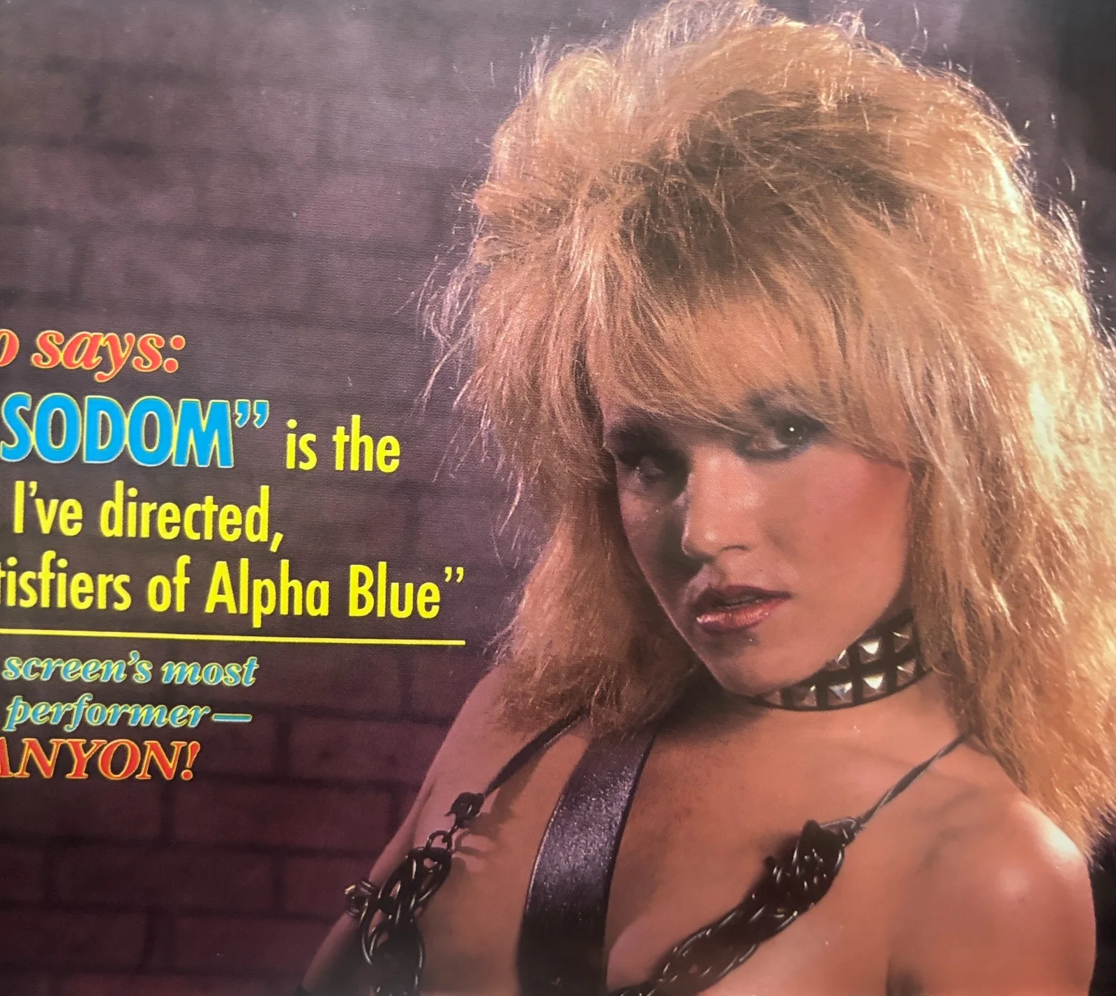 ANGELA BARON VIDEO STORE 68 PAGE VHS MOVIE CATALOG HOT TIMES V3N23 MARCH 1988, изображение 3
