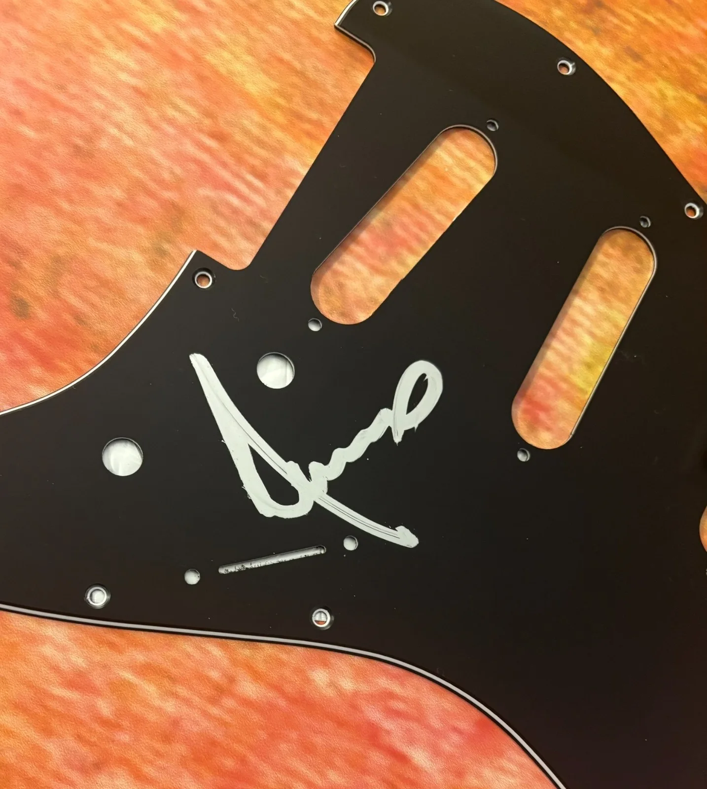 GFA Extreme Band Guitarist * NUNO BETTENCOURT * Signed Electric Pickuard COA, изображение 2