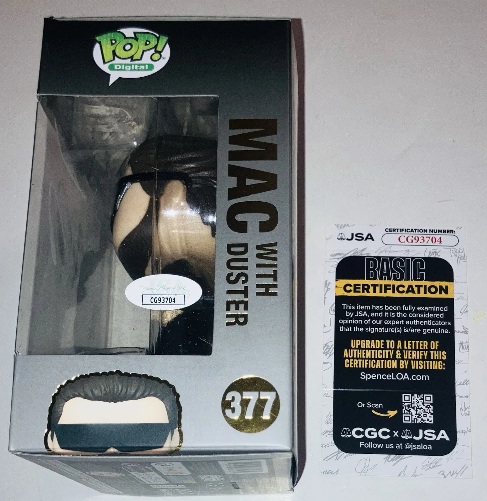 ROB MCELHENNEY SIGNED AUTOGRAPHED ALWAYS SUNNY PHILLY MAC #377 FUNKO POP JSA COA, image 2