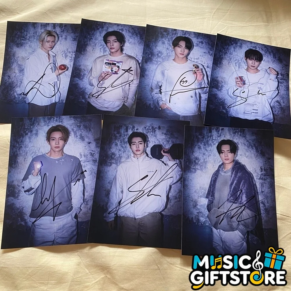 ENHYPEN Autographed Signed THE SIN VANISH Still Knife Photo K-POP 4*6 2026 #MUGS, изображение 2