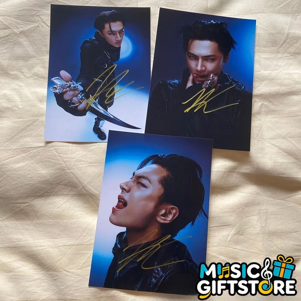 ENHYPEN JAY Autographed Photo THE SIN VANISH Still Knife K-POP 4*6 2026 #MUGS, изображение 2