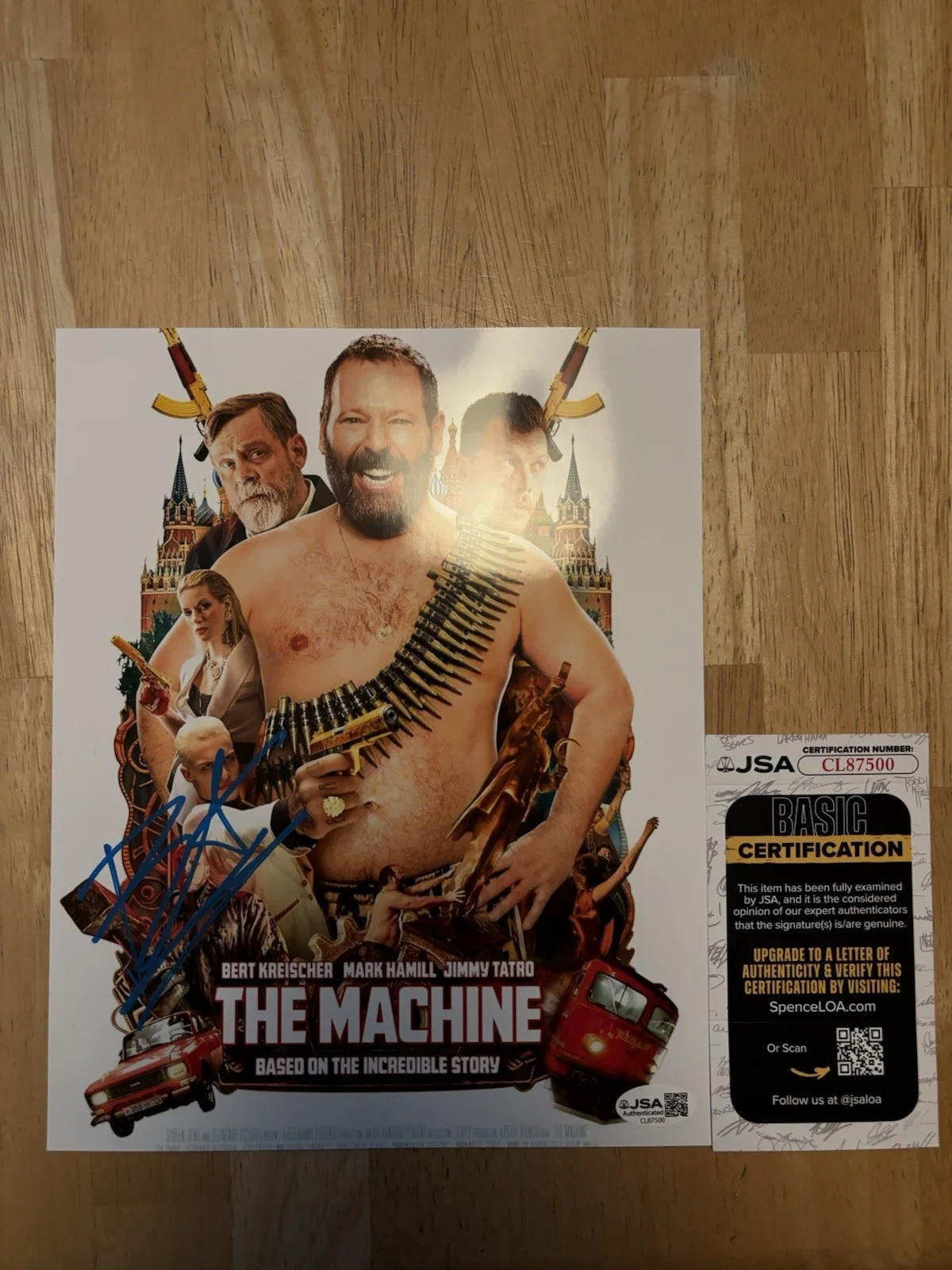 bert kreischer — bert kreischer Signed Autographed 8X10 Photo. Comedian. JSA Coa