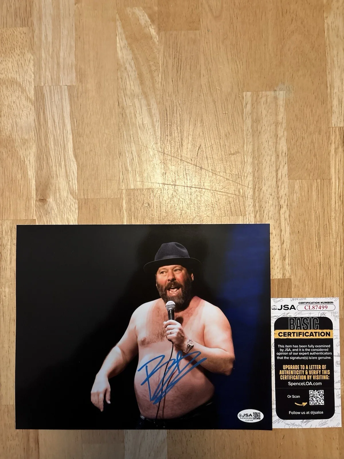 bert kreischer — bert kreischer Signed Autographed 8X10 Photo. Comedian. JSA Coa