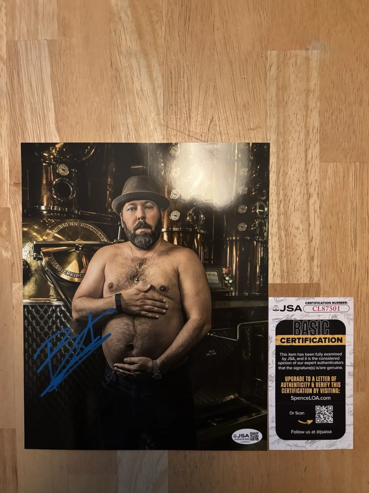 bert kreischer — bert kreischer Signed Autographed 8X10 Photo. Comedian. JSA Coa