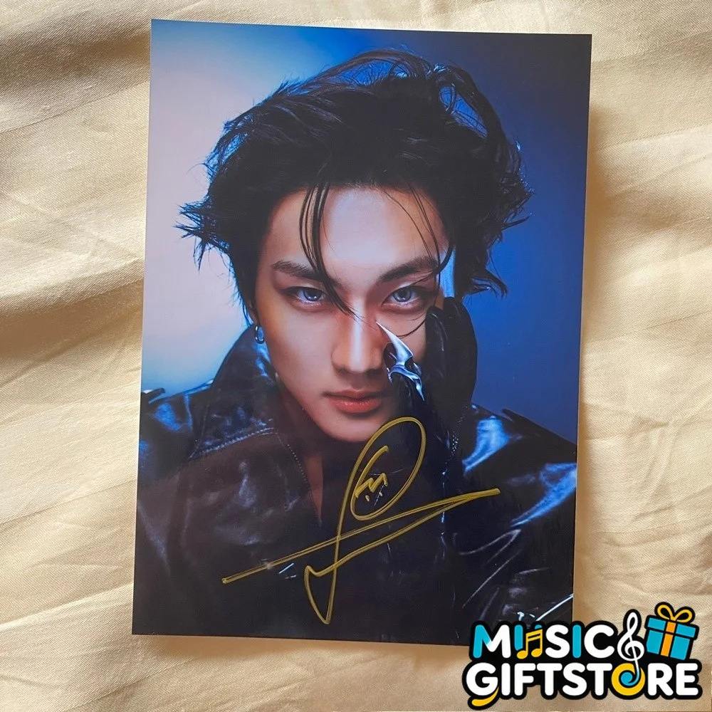 ENHYPEN Jungwon Autographed Photo THE SIN VANISH Still Knife K-POP 4*6 2026 #MUG, изображение 3