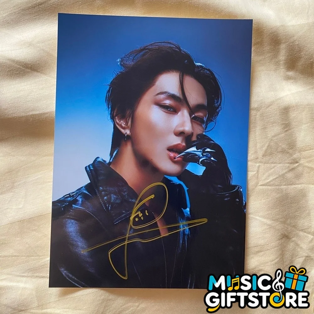 ENHYPEN Jungwon Autographed Photo THE SIN VANISH Still Knife K-POP 4*6 2026 #MUG, изображение 4
