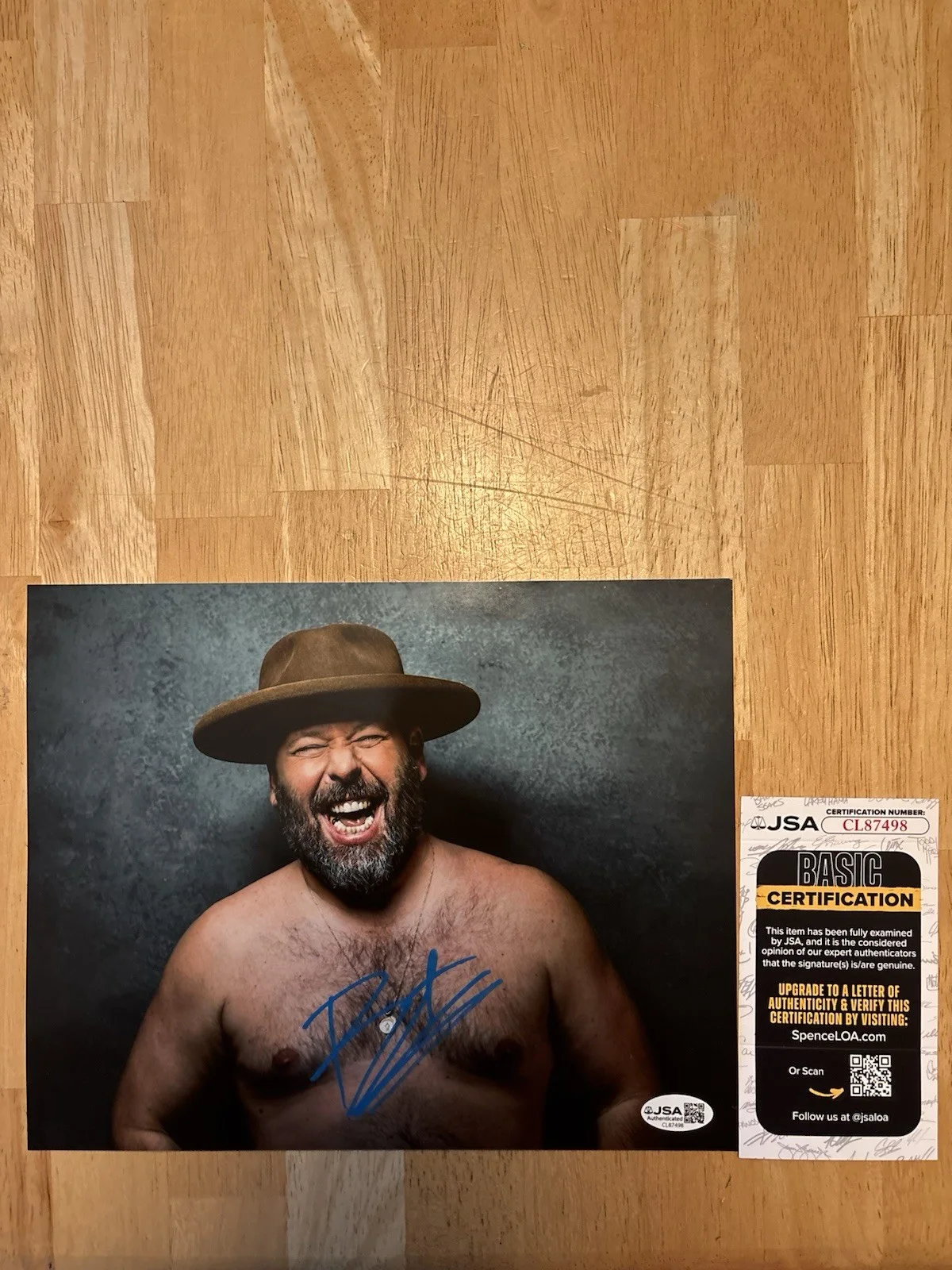 bert kreischer — bert kreischer Signed Autographed 8X10 Photo. Comedian. JSA Coa