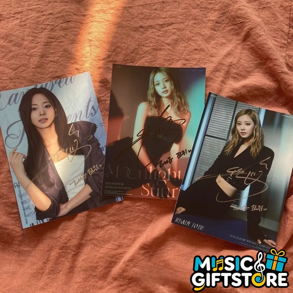 TWICE Tzuyu Autographed Signed Photo 4*6 K-POP Collectibles 202601 #MUGS, изображение 2