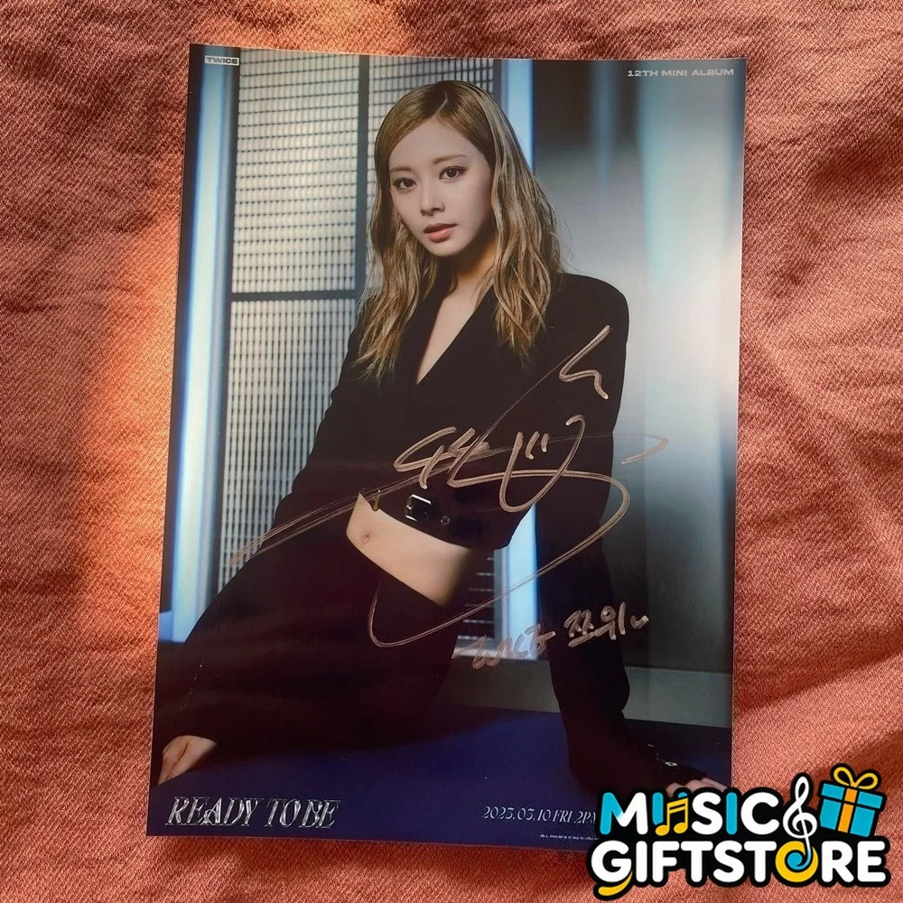TWICE Tzuyu Autographed Signed Photo 4*6 K-POP Collectibles 202601 #MUGS, изображение 3