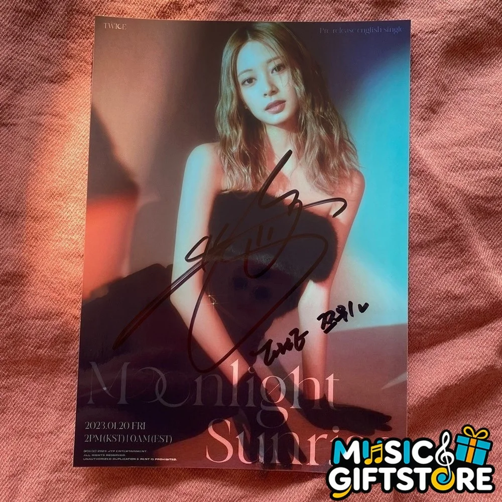 TWICE Tzuyu Autographed Signed Photo 4*6 K-POP Collectibles 202601 #MUGS, изображение 4