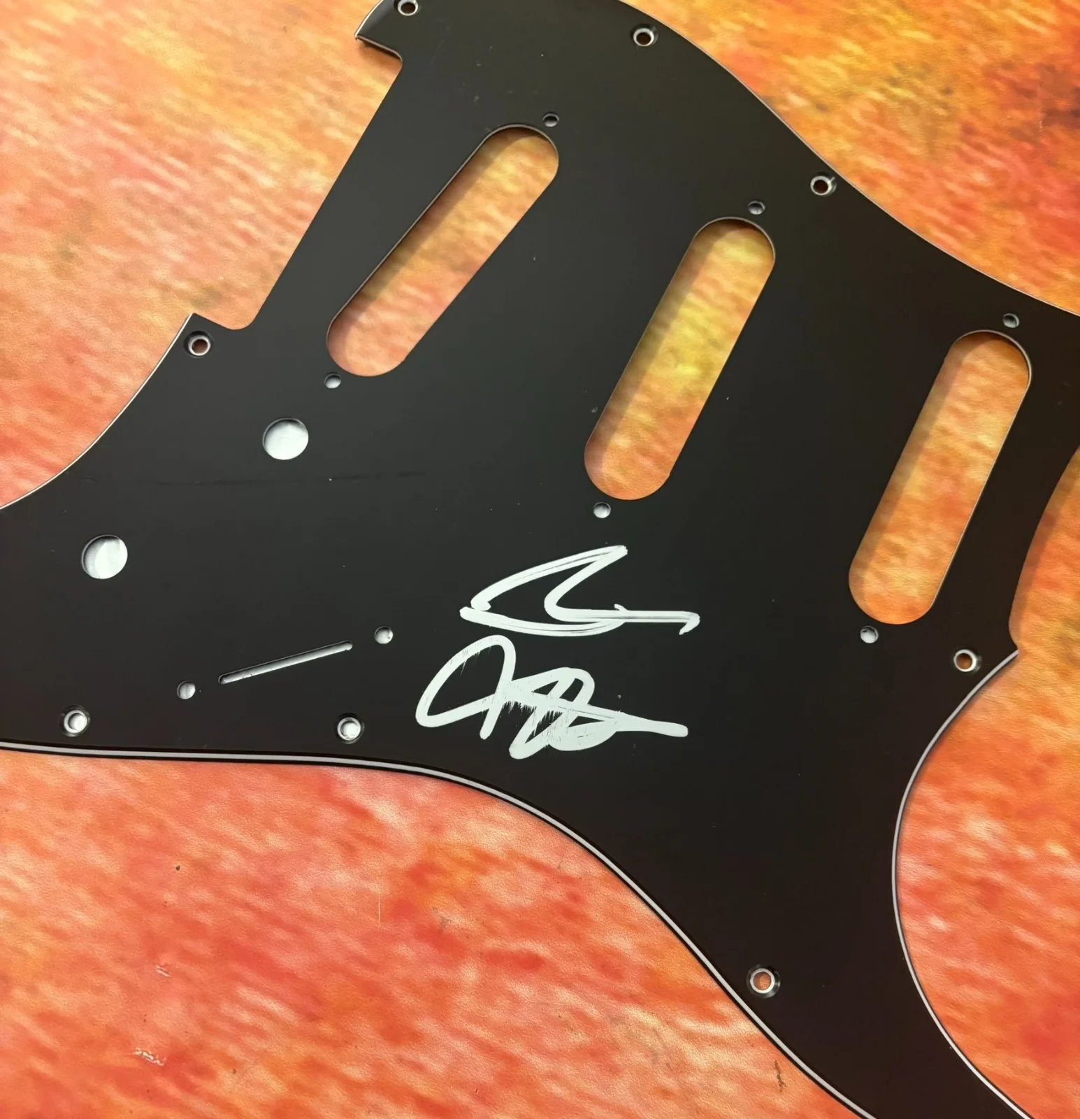 GFA Blues Star * CHRISTONE KINGFISH INGRAM * Signed Electric Pickguard PROOF COA, image 3