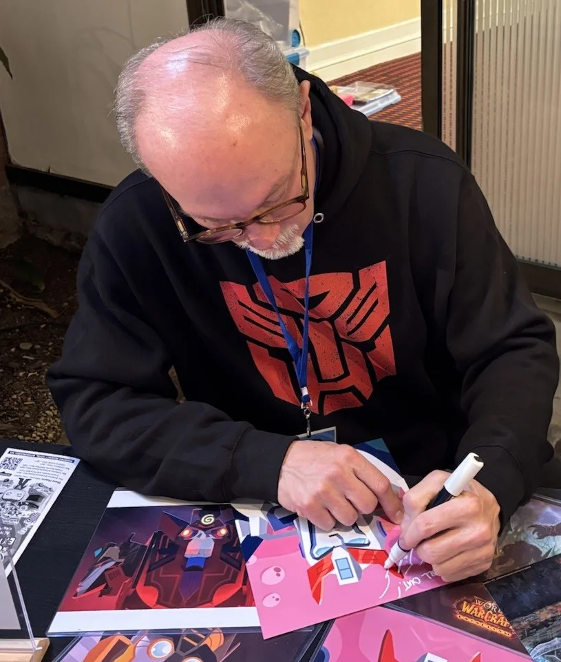 Dick Terhune — Dick Terhune hand signed Transformers: Cyberverse Prowl photo #2 auto voice, image 2