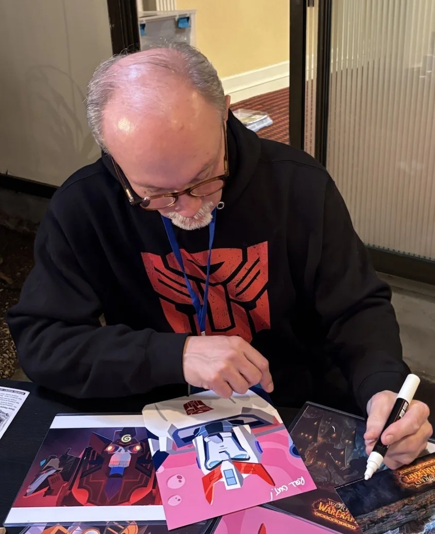 Dick Terhune — Dick Terhune hand signed Transformers: Cyberverse Prowl photo #2 auto voice, image 3