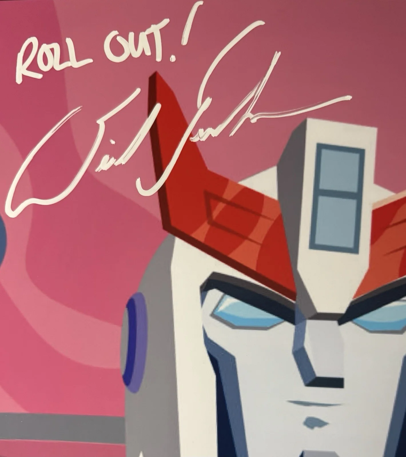 Dick Terhune — Dick Terhune hand signed Transformers: Cyberverse Prowl photo #2 auto voice, image 5