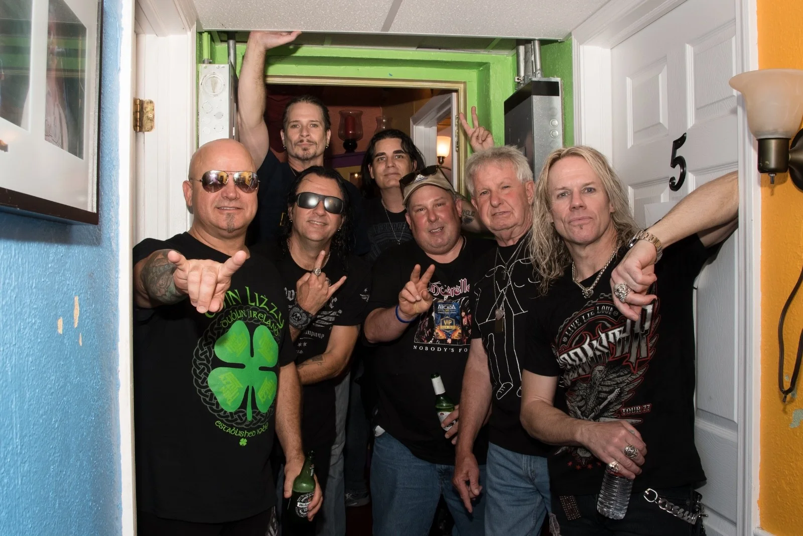 Warrant Band Signed in person Skate Board Deck, image 2