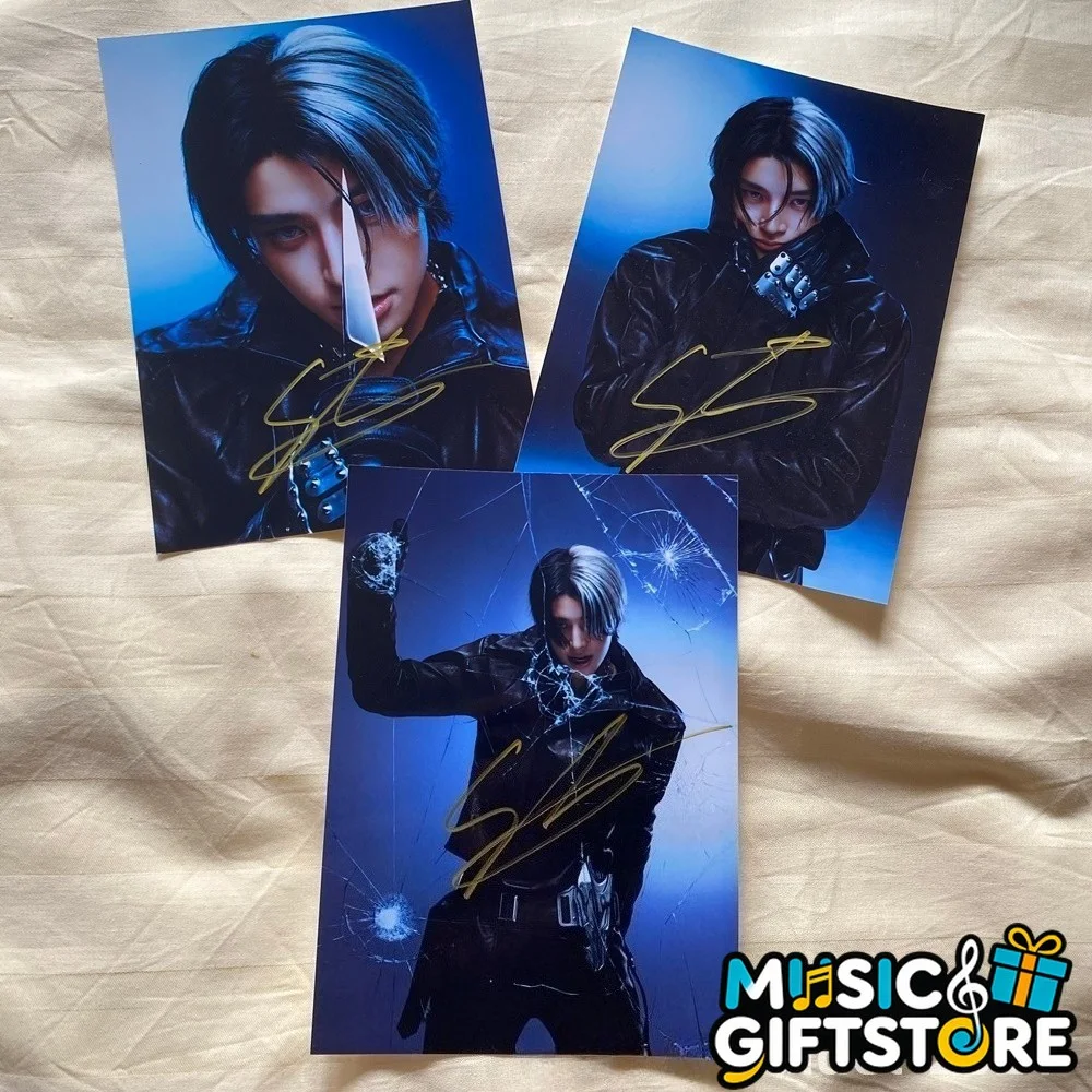 Enhypen jake直筆サイン入り写真sin Vanish still knife K-pop 4 * 6 2026 #マグ, изображение 2