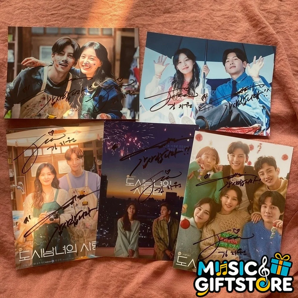 Lovestruck in the City Ji Chang Wook Kim Ji Won Autographed Photo K-Drama #MUGS, изображение 2