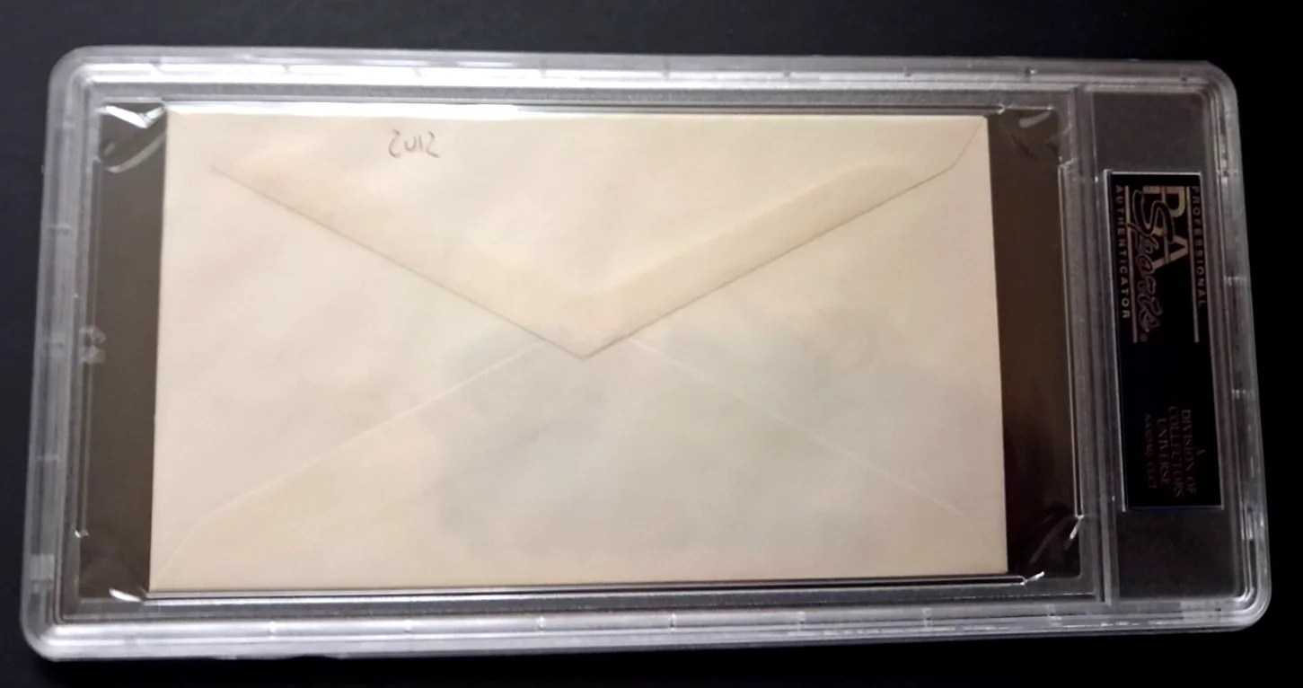 Angela Lansbury — Angela Lansbury Signed FDC Envelope - PSA/DNA Authenticated / Encapsulated, image 2