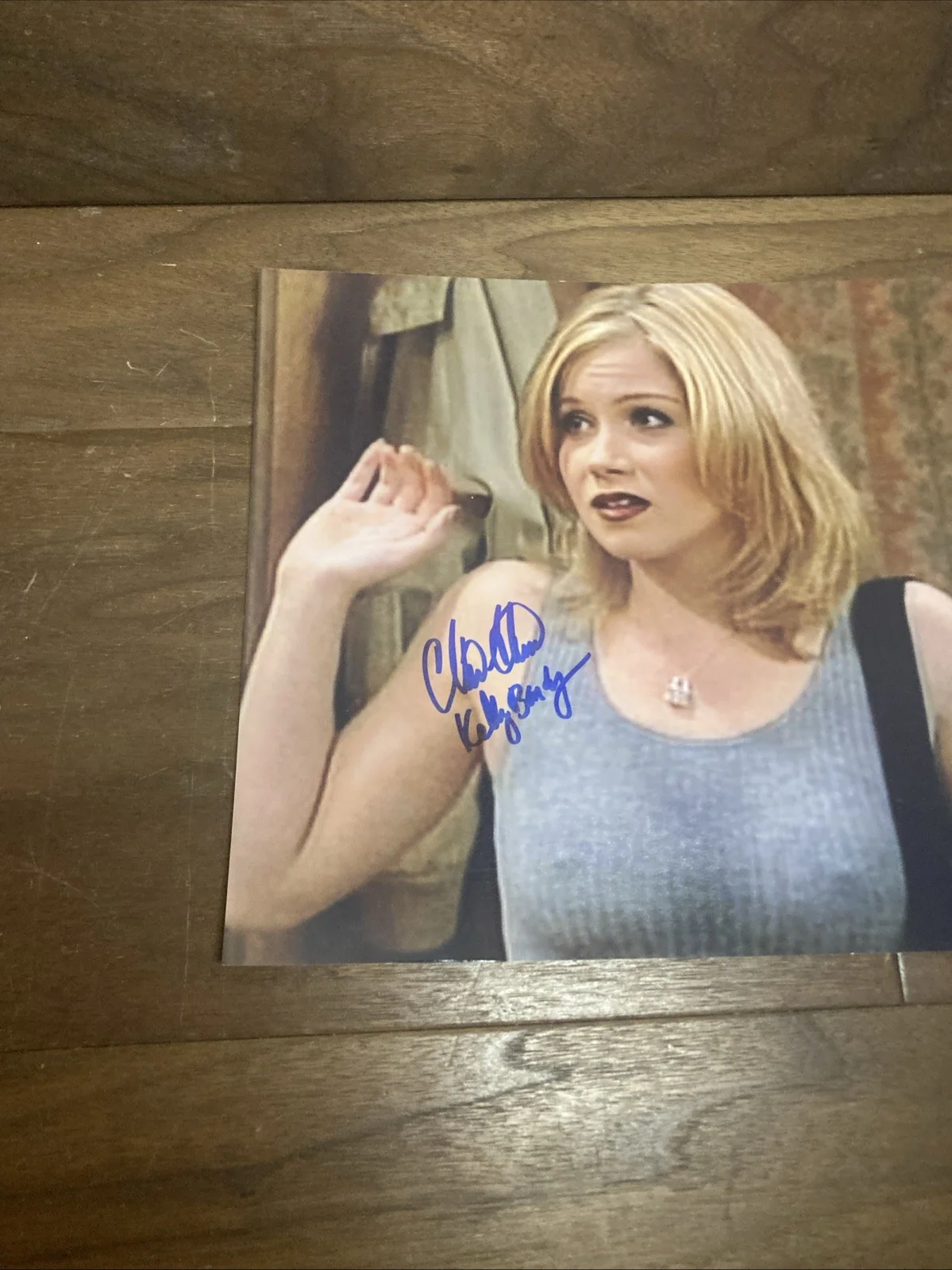 Christina Applegate — Christina Applegate Signed 11x14 Photo "Kelly Bundy" JSA COA Private Signing, изображение 5