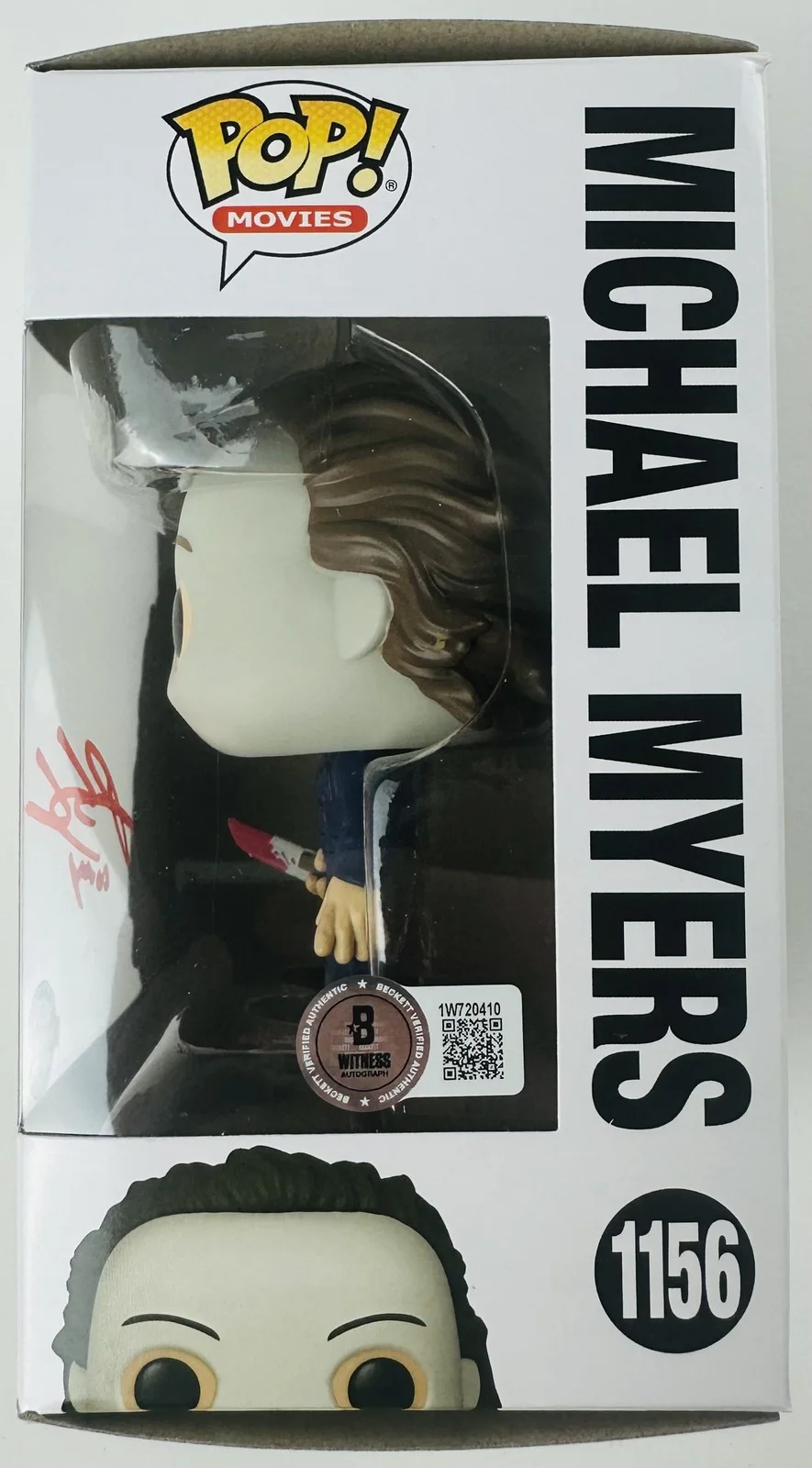 Rohan Campbell — Rohan Campbell signed Halloween Michael Myers Funko Pop 1156 autograph BAS 10, изображение 2