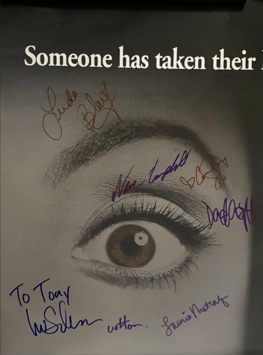 Scream 2 Autograph Signed Movie Poster Neve Campbell Wes Craven Courtney Cox, изображение 4