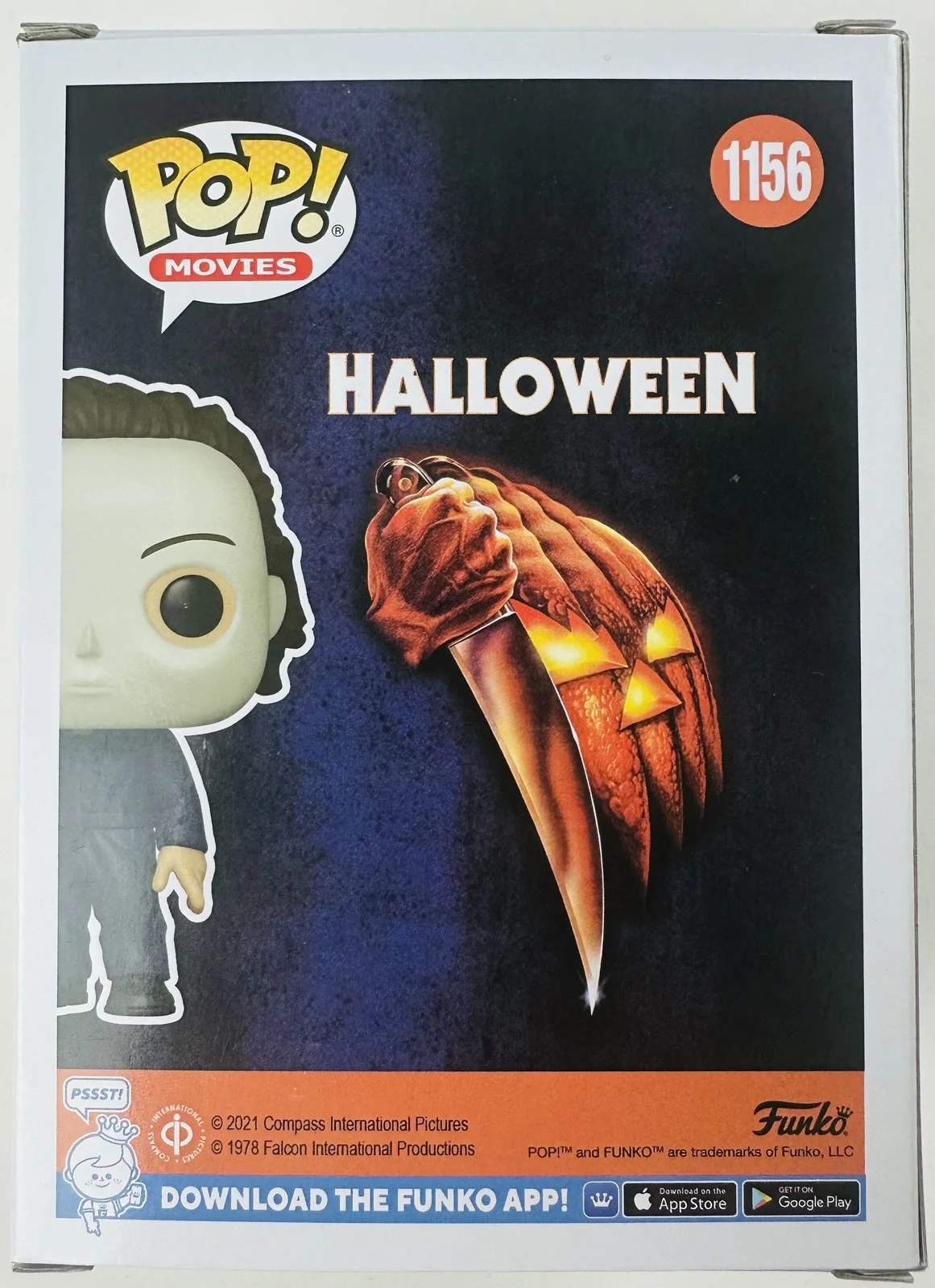 Rohan Campbell — Rohan Campbell signed Halloween Michael Myers Funko Pop 1156 autograph BAS 13, image 5
