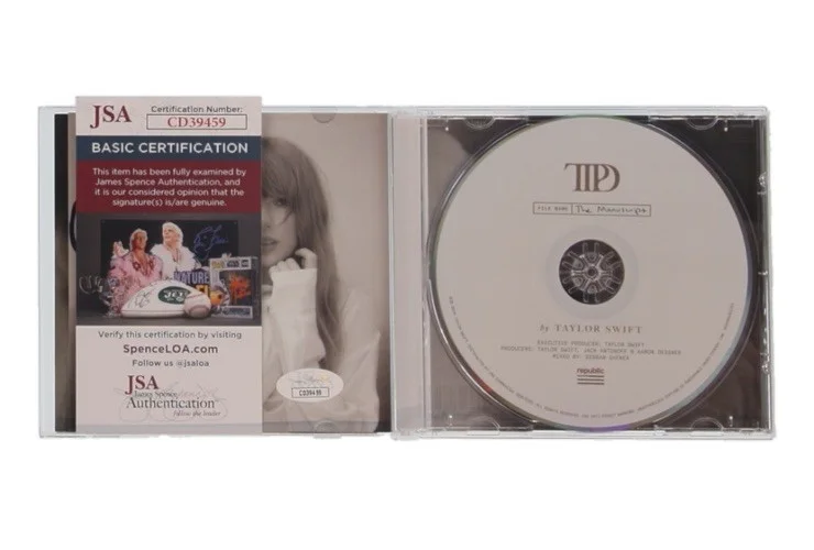 Taylor Swift Signed Tortured Poets Department CD Insert JSA Autograph, image 2