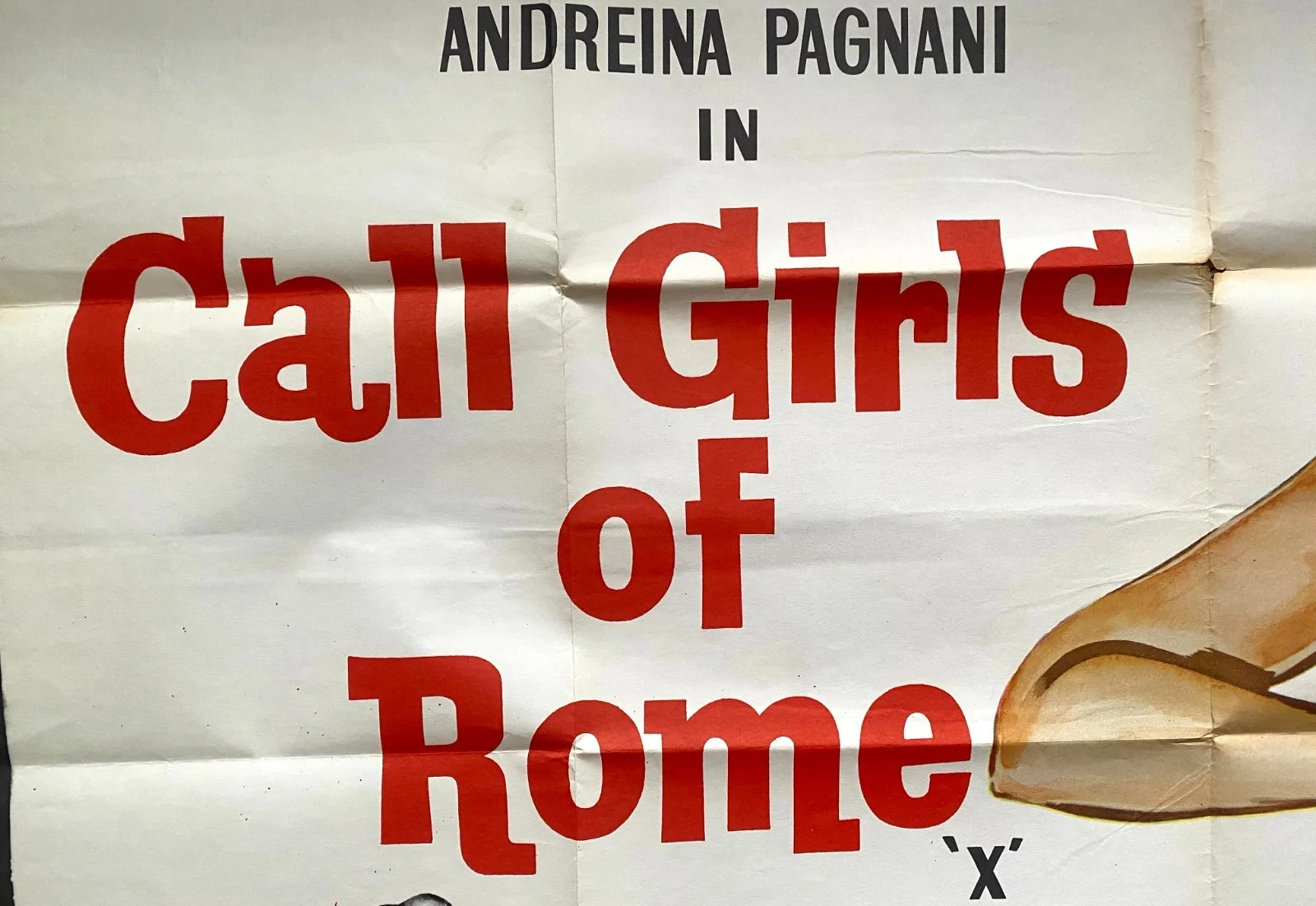 Orig. CALL GIRLS Of ROME - UK QUAD - 1961 - V RARE, изображение 3